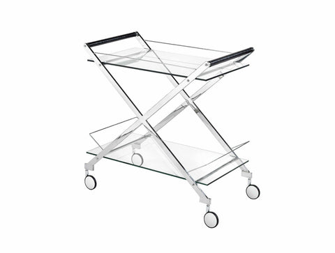 Zara - Bar Cart - Shining Silver - Mint