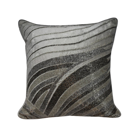 20400-E_Square_Hand_Embroidered_Grey_Velvet_Wave_Cushion_A