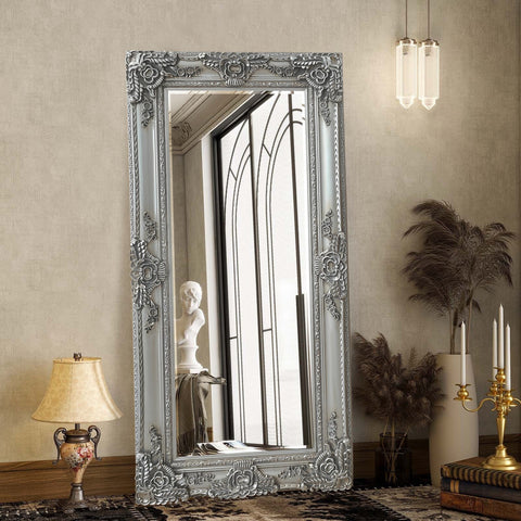 27145 90x186cm antique silver