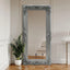 27145 shiny silver 90x186cm