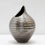 2736- Round Antique Nickel Ombre Aluminium Vase Small 1