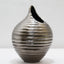 2736- Round Antique Nickel Ombre Aluminium Vase Small 2