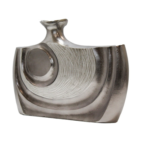 3184_Medium_Antique_Nickel_Silver_Aluminium_Vase_B