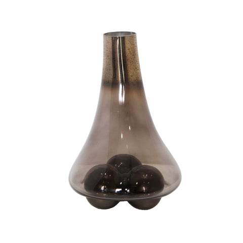 32151_Small_Shadow_Grey_Aged_MoltenBrass_Glass_Vase_With_Aluminium_Base_C