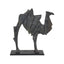 3240_Small_Mahogany_Patina_Black_Aluminium_Camel_Sculpture_A