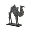 3240_Small_Mahogany_Patina_Black_Aluminium_Camel_Sculpture_B