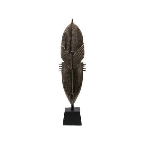 3412_Large_Aged_Brass_Aluminium_Sculpture_A