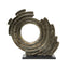 3666_Aged_Brass_Black_Base_Aluminium_Round_Sculpture_1_A