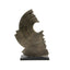 3667_Aged_Brass_Black_Base_Aluminium_Round_Sculpture_A