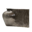 3701_Long_Ribbed_Aged_Brass_Aluminium_Vase_B