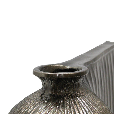 3701_Long_Ribbed_Aged_Brass_Aluminium_Vase_C