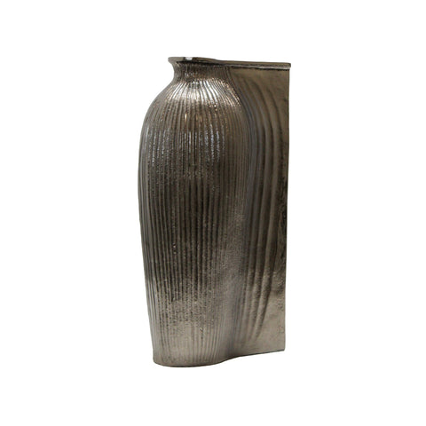 3702_Ribbed_Aged_Brass_Aluminium_Vase_Small_C