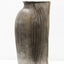 3703- Ribbed Aged Brass Aluminium Vase Large 2