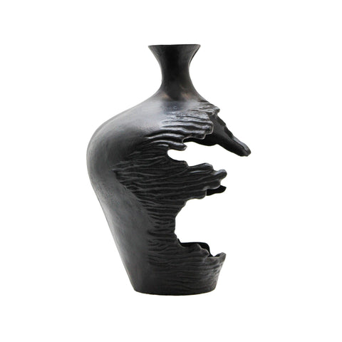 3704_Matte_Black_Aluminium_Vase_A