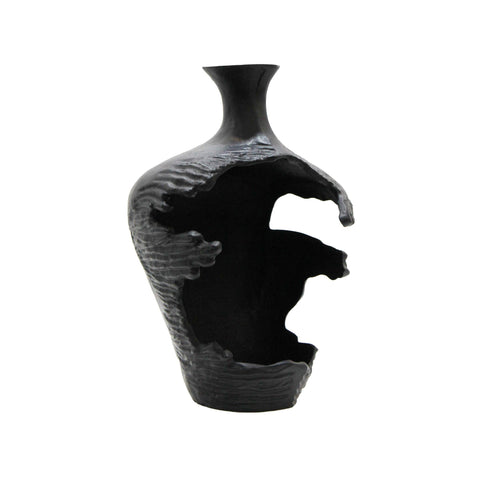 3704_Matte_Black_Aluminium_Vase_B