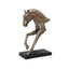 3727_Antique_Nickel_Black_Aluminium_Horse_Sculpture_D
