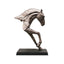 3727_Antique_Nickel_Black_Aluminium_Horse_Sculpture_G