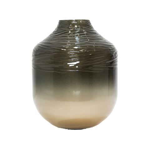 51897_Large_Forest_Brown_Ombre_Blown_Glass_and_Hand_Carved_Vase_A