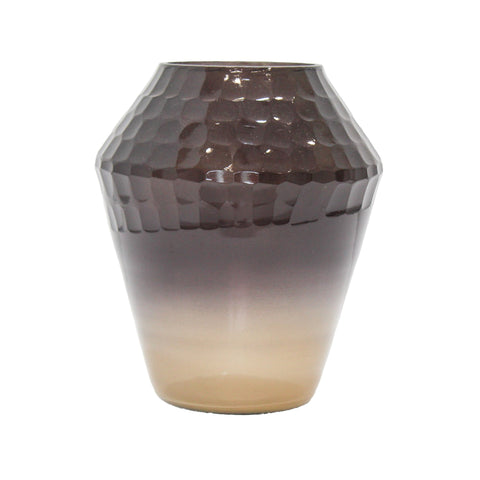 51898_Small_Bronze_Glory_Blown_Glass_and_Hand_Carved_Vase_A