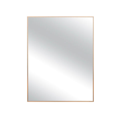 AL21003L- Small Gold Framed Rectangular Mirror 1