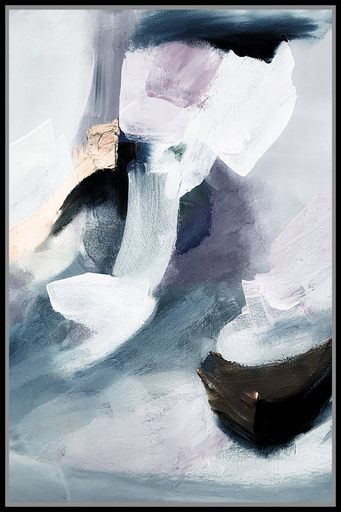 80X120 ABSTARCT COLOURS WITH HANDPAINTED EFFECT 