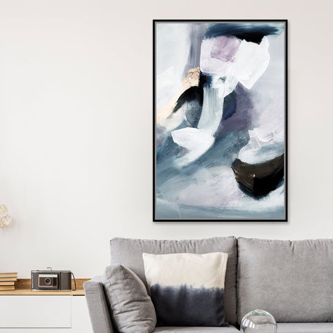 80X120 ABSTARCT COLOURS WITH HANDPAINTED EFFECT 