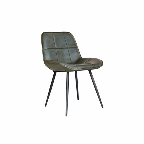 Aiden Leather Chair - Olive