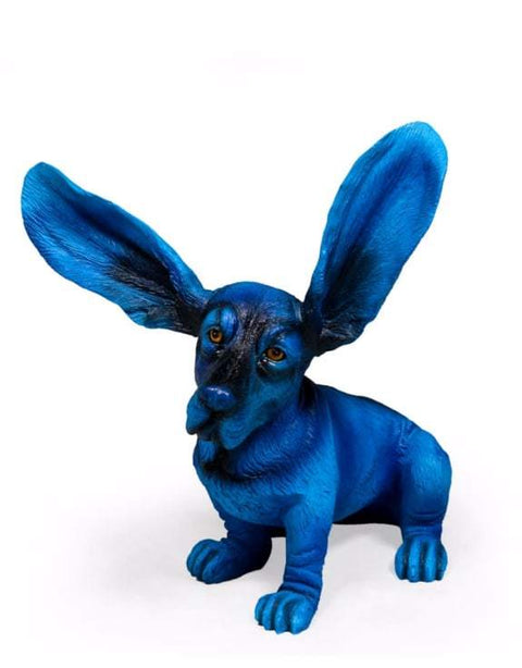 BD76 - electric blue bassett
