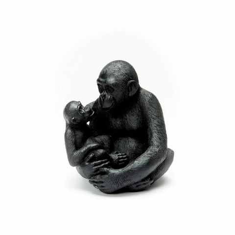 Baby and Adult Monkey Blue