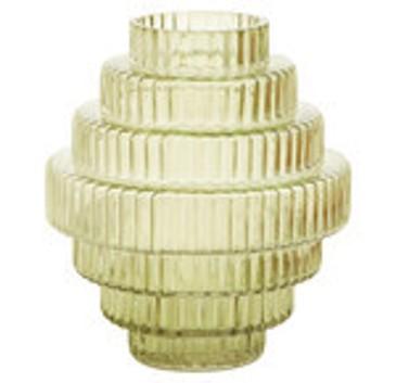 Benka Ribbed Glass Vase