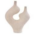 Broc Cream Abstract Loop on Pedestal