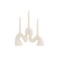 Broc Cream Organic Candle Holder