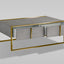 DG-43188 Astella coffee table open drawers