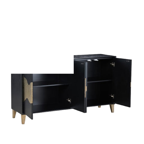 DG_23374_Black_and_Gold_Detail_4_Door_Sideboard_C