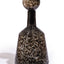 GW173 - LARGE CLEAR LEOPARD PRINT GLASS APOTHERCARY BOTTLE