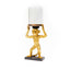Gold Monkey with cylinder on Head
