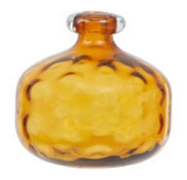 Huda Amber Bottle Vase