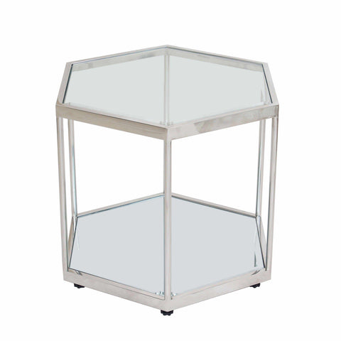 Icon - Side Table - Shining Silver