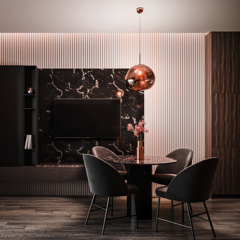 Lava - Pendant Light - Copper - Large