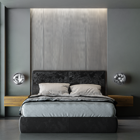 Lava - Wall Lamp - Silver