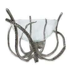 Octopus Stand and Glass Bowl