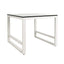 Riviera Retreat Sofa Table - White Plain Glass - GA-F2020026
