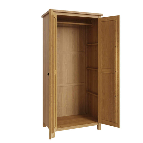 Roman - 2 Door Full Hanging Wardrobe