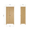 Roman - 2 Door Full Hanging Wardrobe