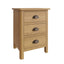 Roman - 3 Drawer Bedside
