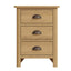 Roman - 3 Drawer Bedside