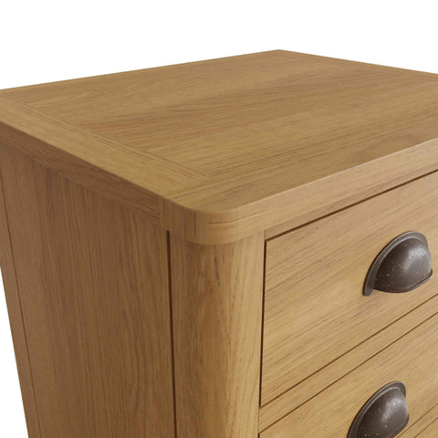 Roman - 3 Drawer Bedside