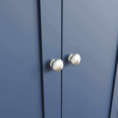 Roman Painted - 2 Door Full Hanging Wardrobe - Blue