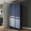 Roman Painted - 2 Door Full Hanging Wardrobe - Blue