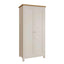 Roman Painted - 2 Door Full Hanging Wardrobe - Truffle